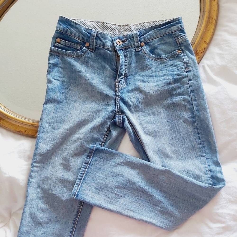 🖤3/$20 Y2K Coupe Blue Straight Leg Jeans Size 8